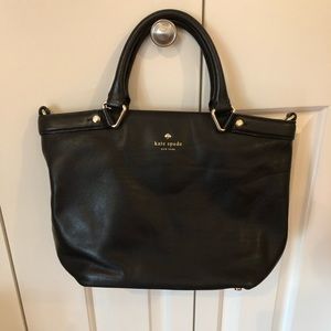 Let Spade Mini Handbag in Black
